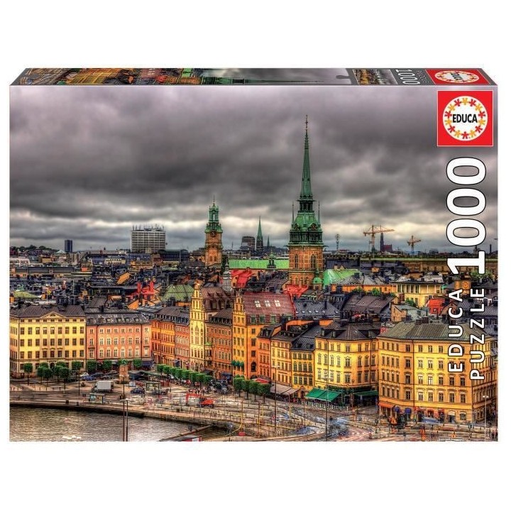 EDUCA - Puzzle - 1000 VUE DE STOCKHOLM, SUeDE