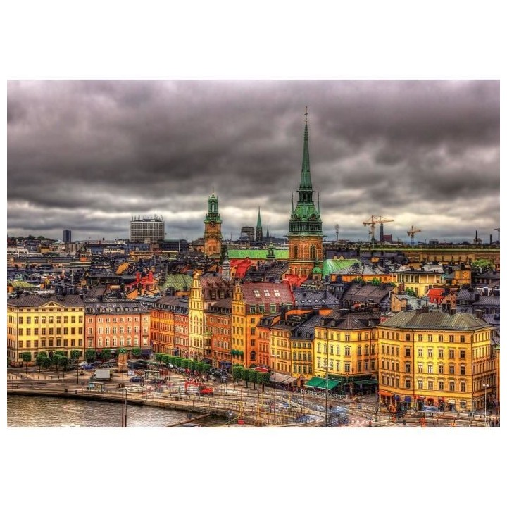 EDUCA - Puzzle - 1000 VUE DE STOCKHOLM, SUeDE