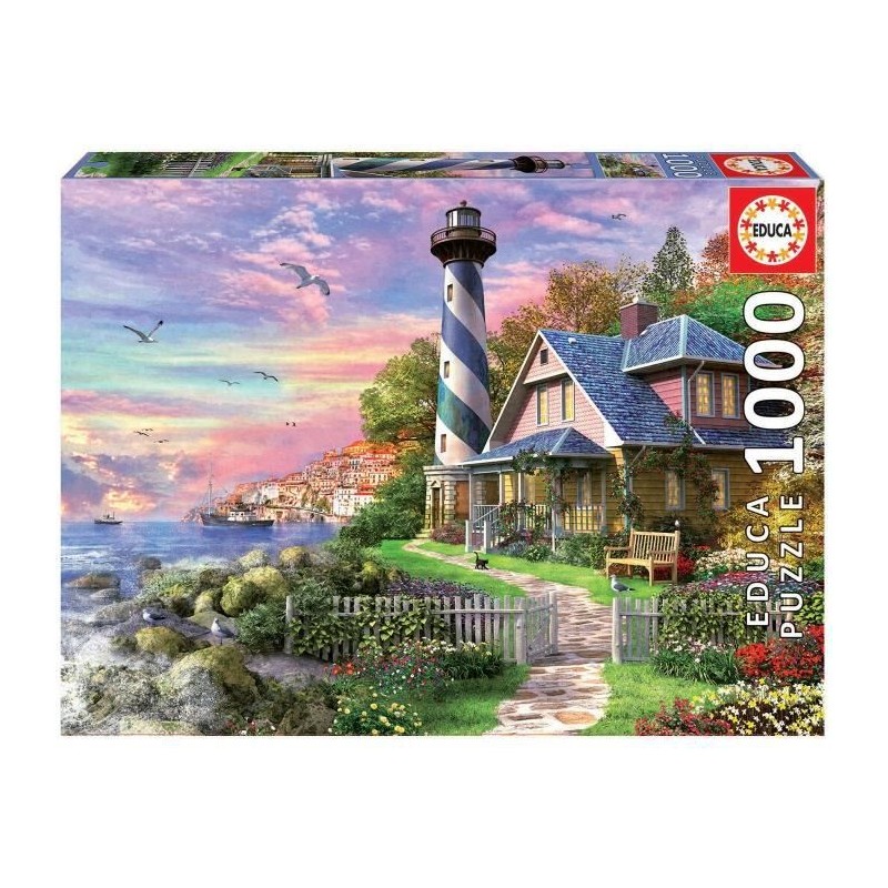 EDUCA Puzzle 1000 Phare A Rock Bay