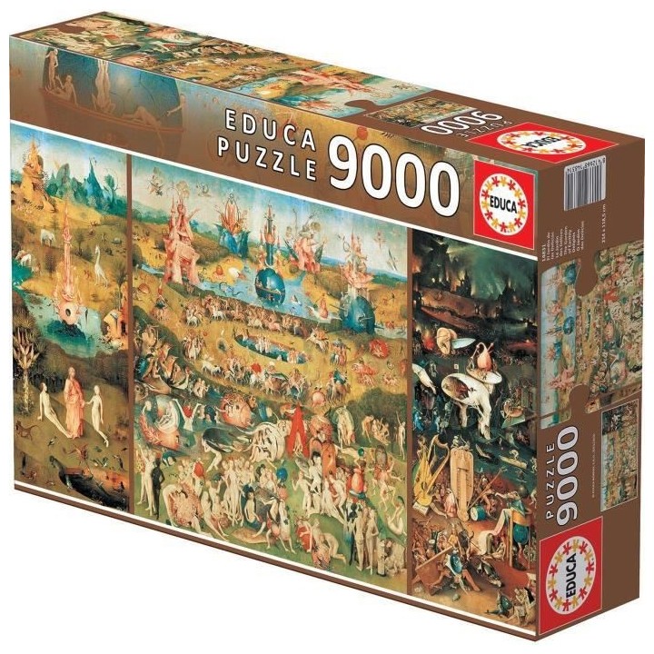 EDUCA - Puzzle - 9000 Le jardin des délices