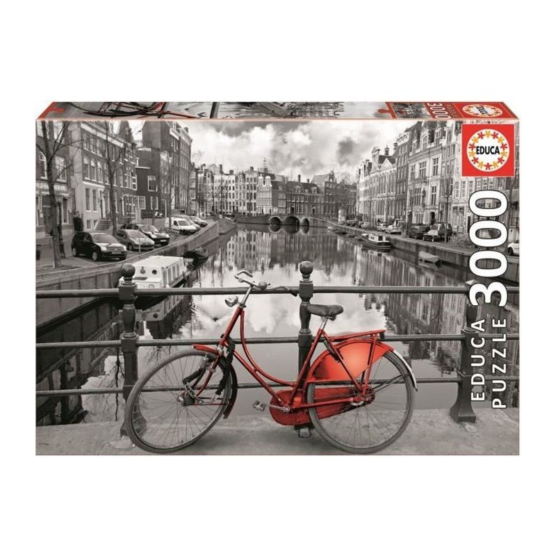 EDUCA Puzzle 3000 Pieces - Amsterdam