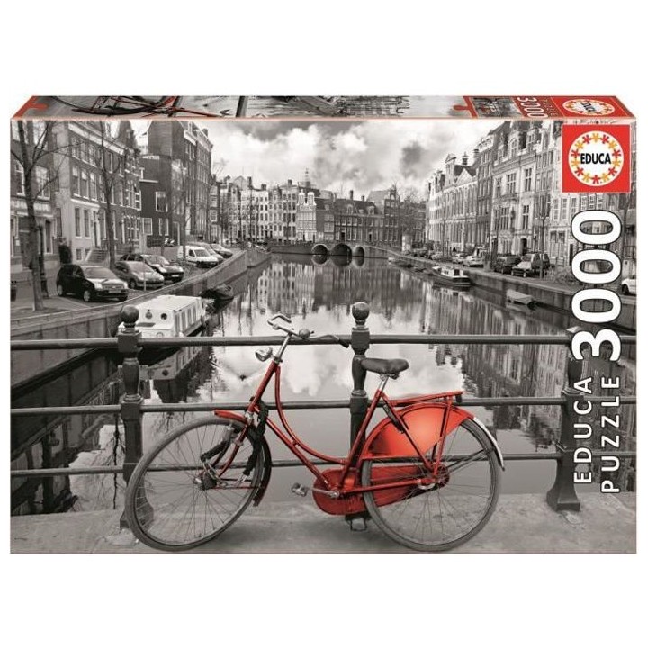 EDUCA Puzzle 3000 Pieces - Amsterdam