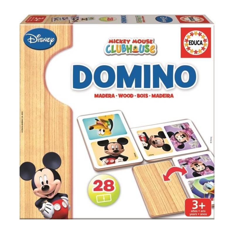 EDUCA - Domino bois Mickey