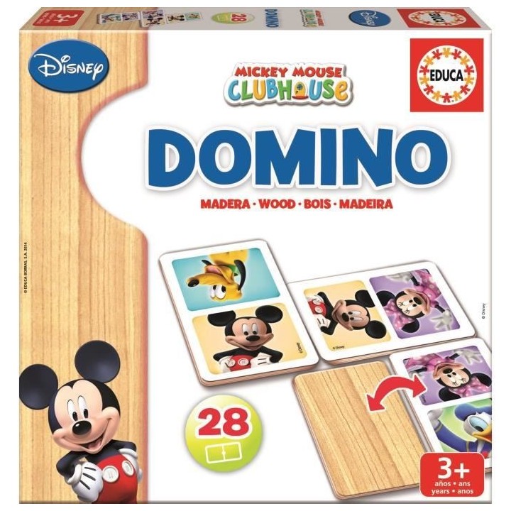 EDUCA - Domino bois Mickey
