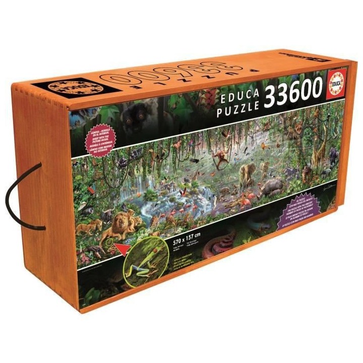 EDUCA Puzzle La Vie Sauvage 33600 Pieces