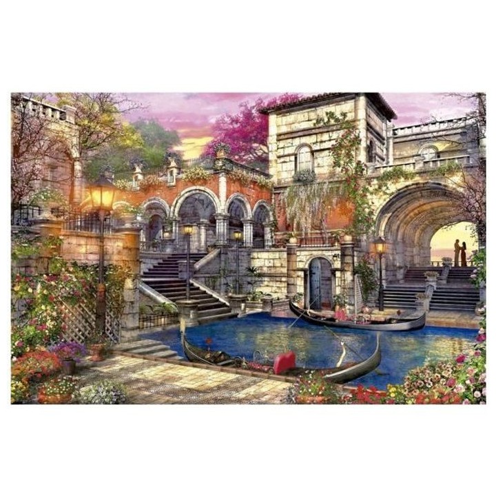 Puzzle 3000 pieces Romance a Venise - EDUCA
