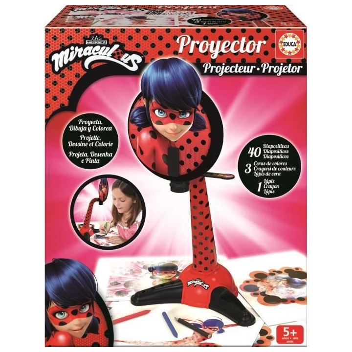 EDUCA Miraculous Ladybug Projecteur