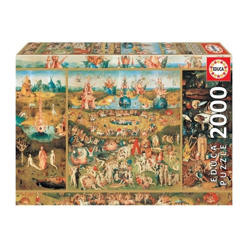 EDUCA - Puzzle - 2000 Le jardin des délices