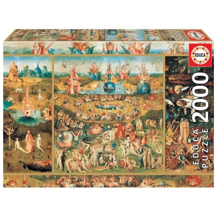 EDUCA - Puzzle - 2000 Le jardin des délices