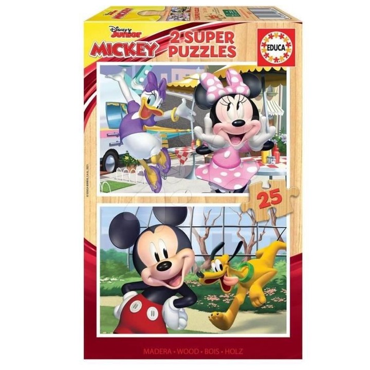 EDUCA - Puzzle - 2x25 Mickey & Friends