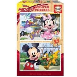 EDUCA - Puzzle - 2x25 Mickey & Friends