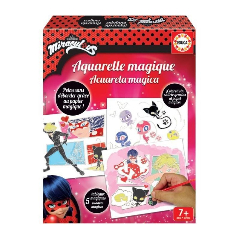 EDUCA - Aquarelle magique Miraculous Ladybug