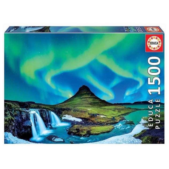 Puzzle - 1500 pieces Aurore Boreal, Islande