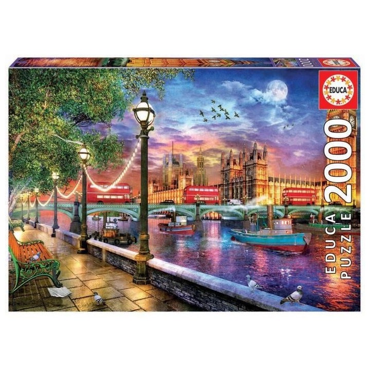 EDUCA - Puzzle - 2000 Londres au coucher du soleil