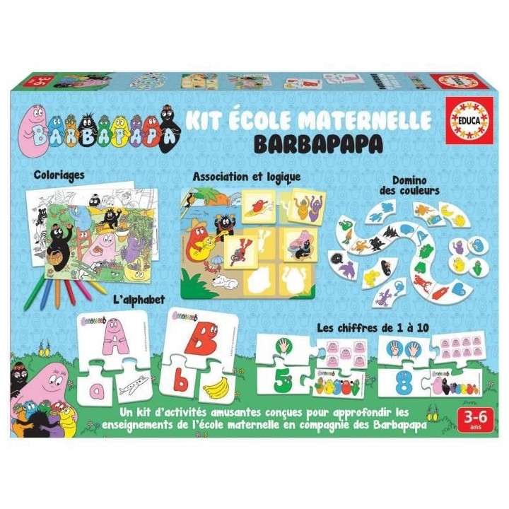 EDUCA - Kit école maternelle Barbapapa