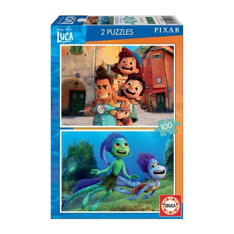 EDUCA - Puzzle - 2x100 Luca Disney