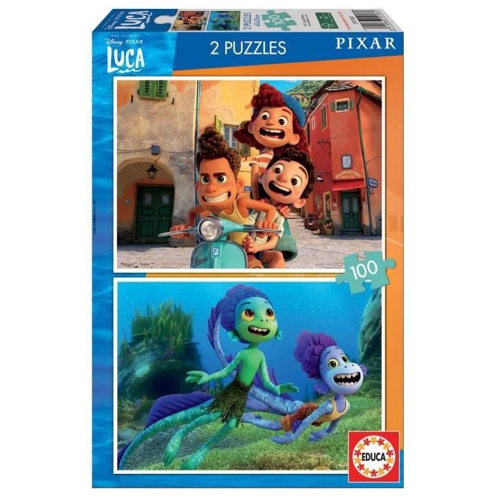 EDUCA - Puzzle - 2x100 Luca Disney