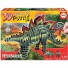 EDUCA - Puzzle - Stegosaurus 3D Creature Puzzle