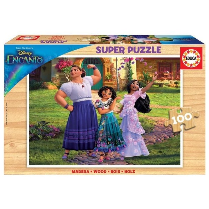 EDUCA - Puzzle - 100 Bois Encanto Disney