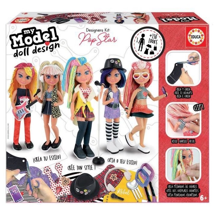 EDUCA - My Model Doll Design Pop Star