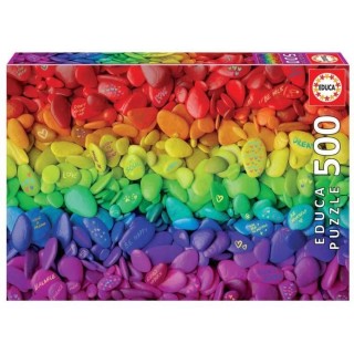 EDUCA - Puzzle - 500 Pierres de couleur