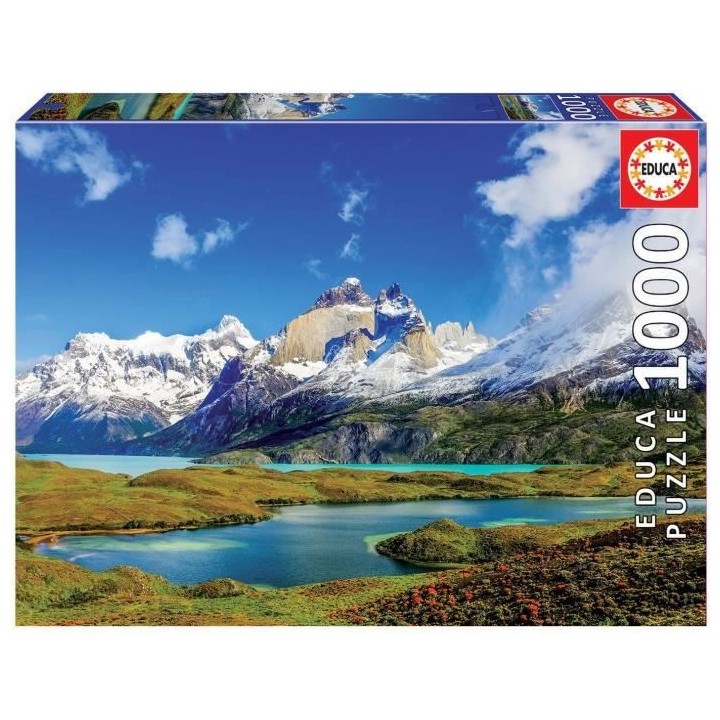 EDUCA - Puzzle - 1000 Tours du Paine, Patagonie