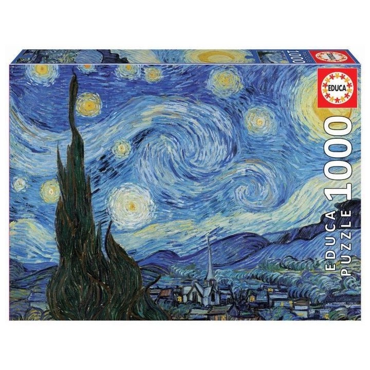 EDUCA - Puzzle - 1000 La nuit étoilée, Vincent van Gogh