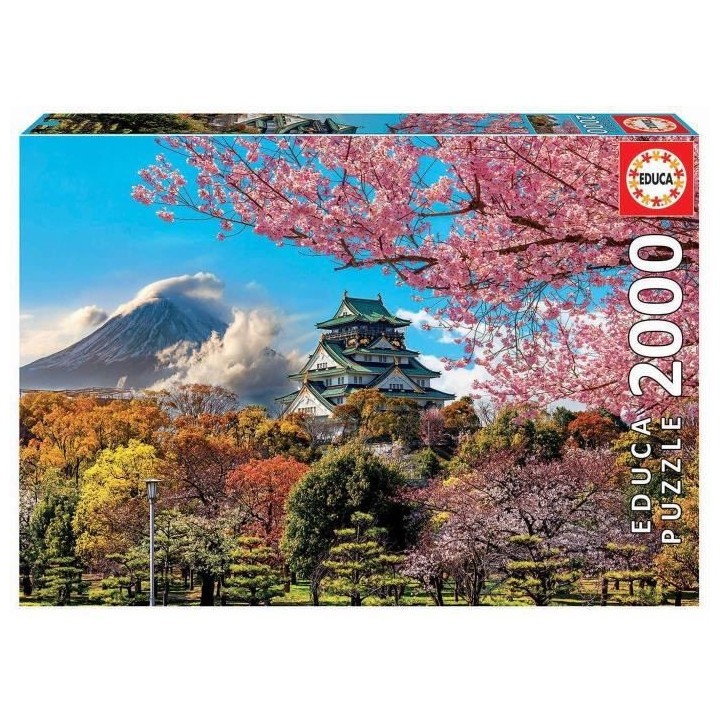 EDUCA - Puzzle - 2000 Château d'Osaka, Japon