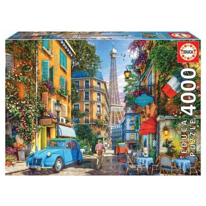 EDUCA - Puzzle - 4000 The old streets of Paris