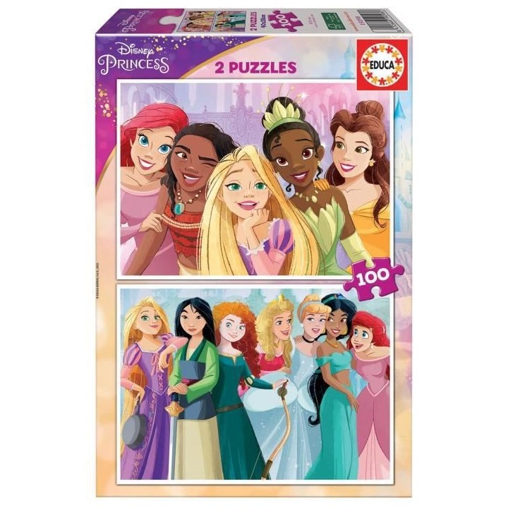 EDUCA - Puzzle - 2x100 Disney Princess