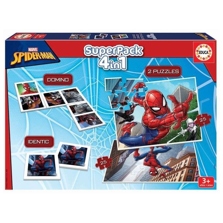 EDUCA - Superpack Spider-man NEW