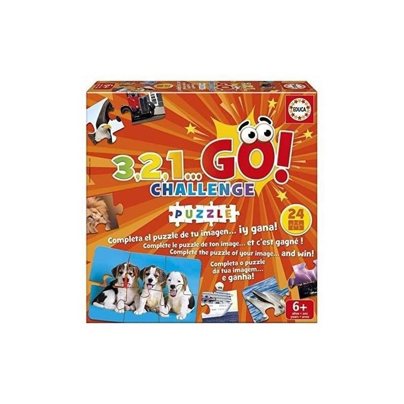 3,2,1 go Challenge - Puzzle - Jeu de société - EDUCA