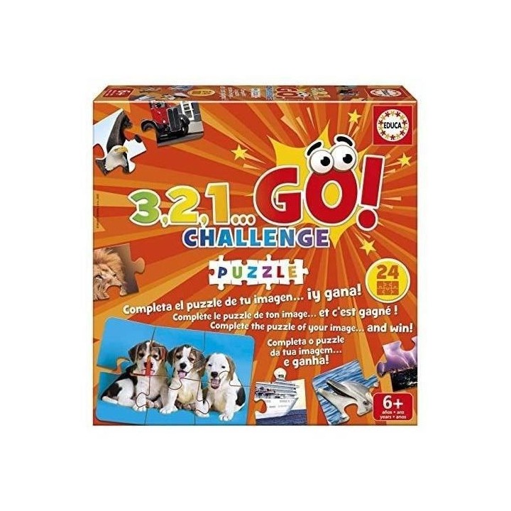 3,2,1 go Challenge - Puzzle - Jeu de société - EDUCA