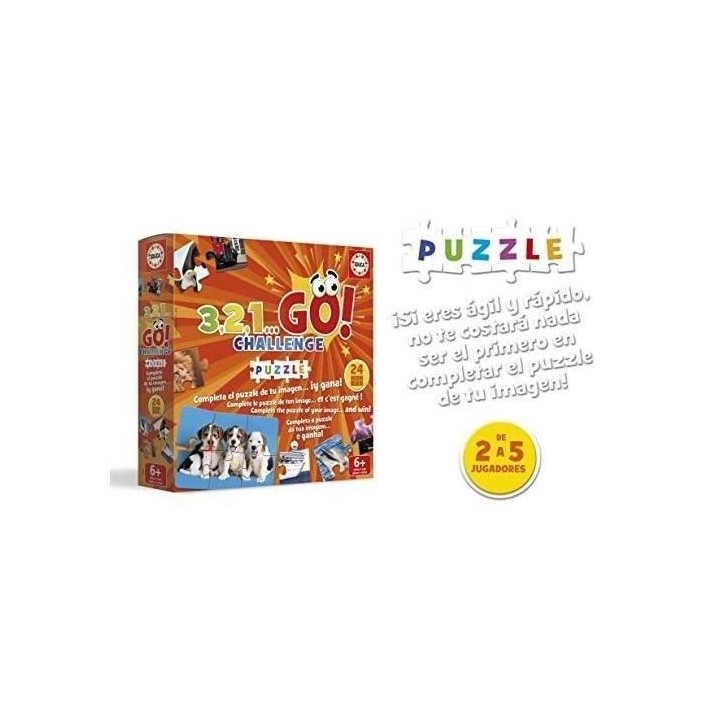 3,2,1 go Challenge - Puzzle - Jeu de société - EDUCA
