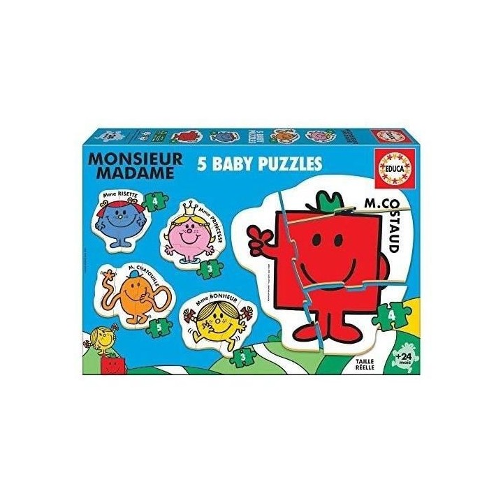 EDUCA - Puzzle Baby Monsieur Madame