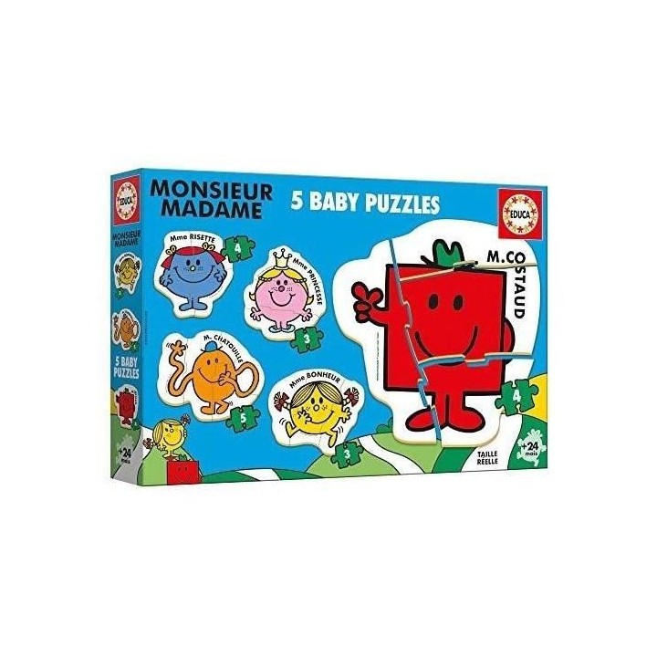 EDUCA - Puzzle Baby Monsieur Madame