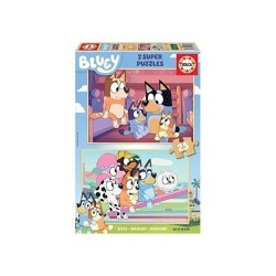 EDUCA - Bluey Puzzle bois 2x25