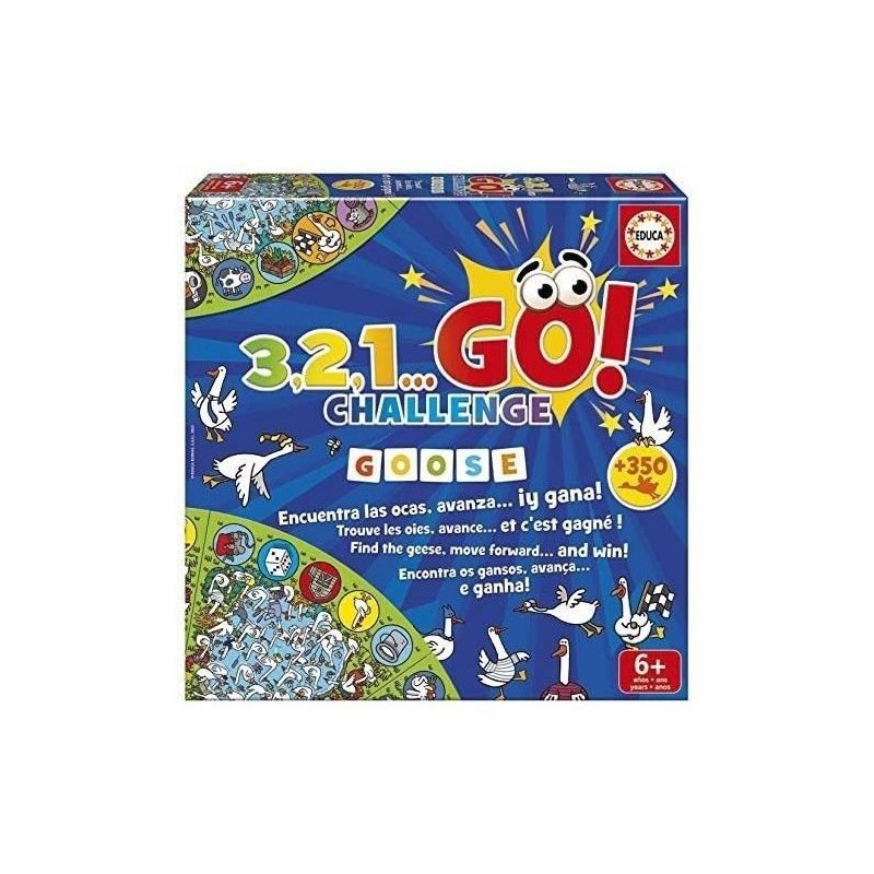 3,2,1 go Challenge - Goose - Jeu de société - EDUCA