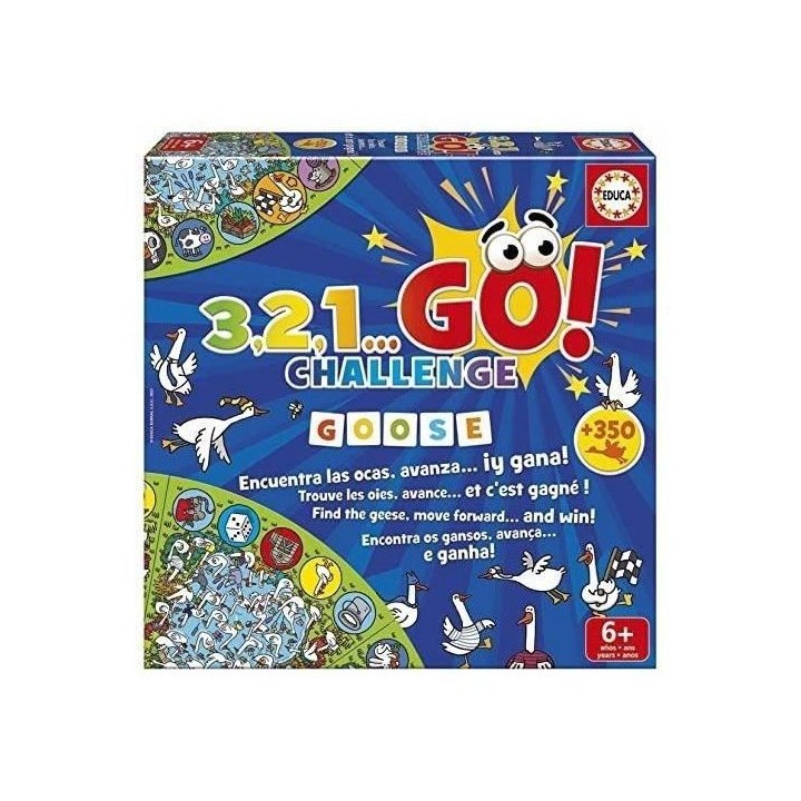 3,2,1 go Challenge - Goose - Jeu de société - EDUCA
