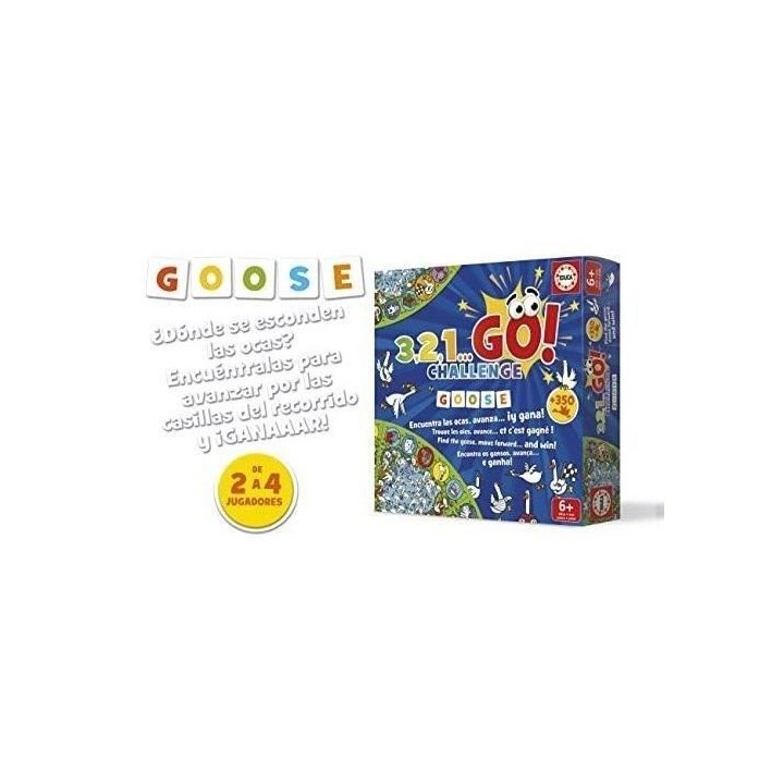 3,2,1 go Challenge - Goose - Jeu de société - EDUCA