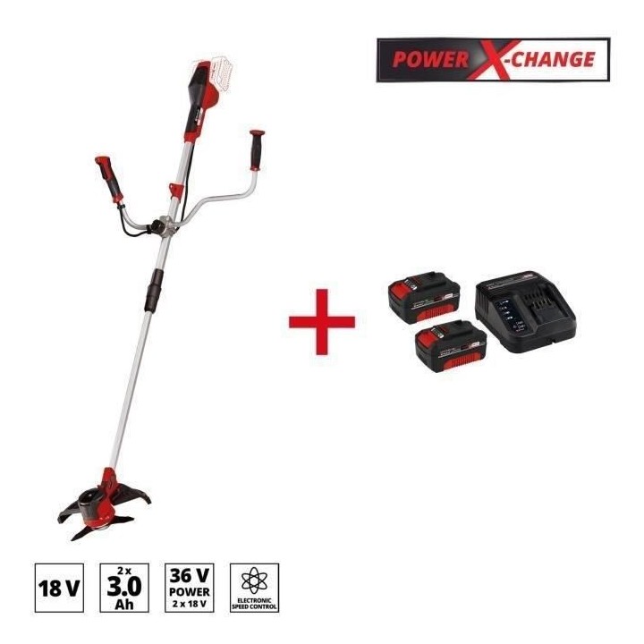 Débroussailleuse AGILLO 36/255 BL + Starter Kit 2x3,0Ah - Power X-Cha