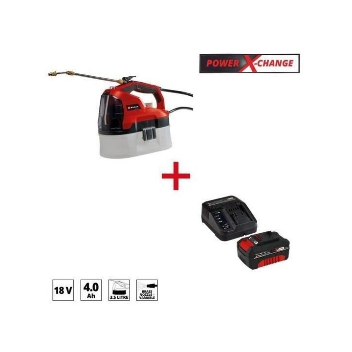 Pulvérisateur GE-WS 18/35 Li + Starter Kit 4,0Ah - Power X-Change