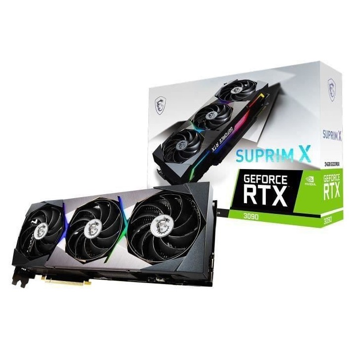 MSI GeForce RTX 3090 SUPRIM X - 24 Go