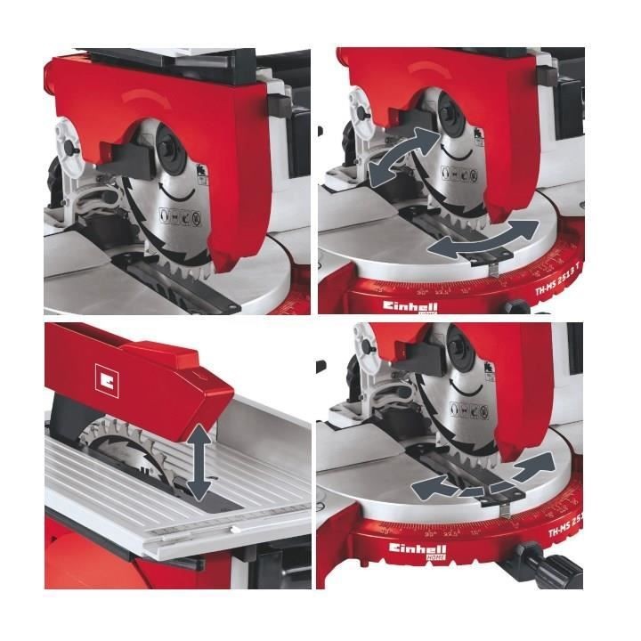 Einhell Scie a onglet avec table supérieure TH-MS 2513 T