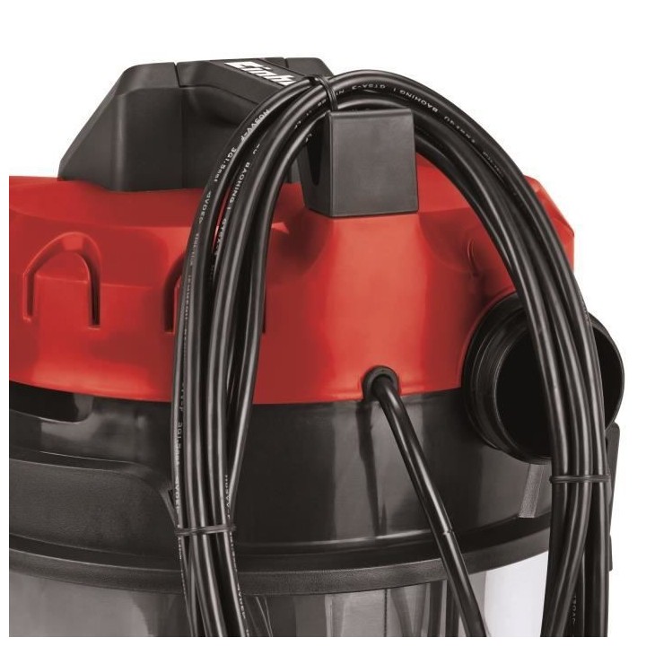 EINHELL Aspirateur eau et poussiere 1150W - Cuve inox 30L Prise de cou