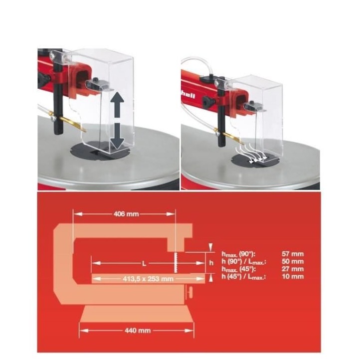 EINHELL scie a chantourner 120W TH-SS 405 E
