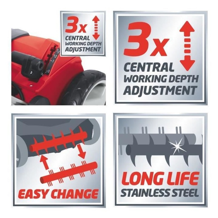 EINHELL scarificateur aérateur électrique GE-SA 1435