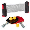 Set Ping Pong avec Filet Colorbaby Rétractile