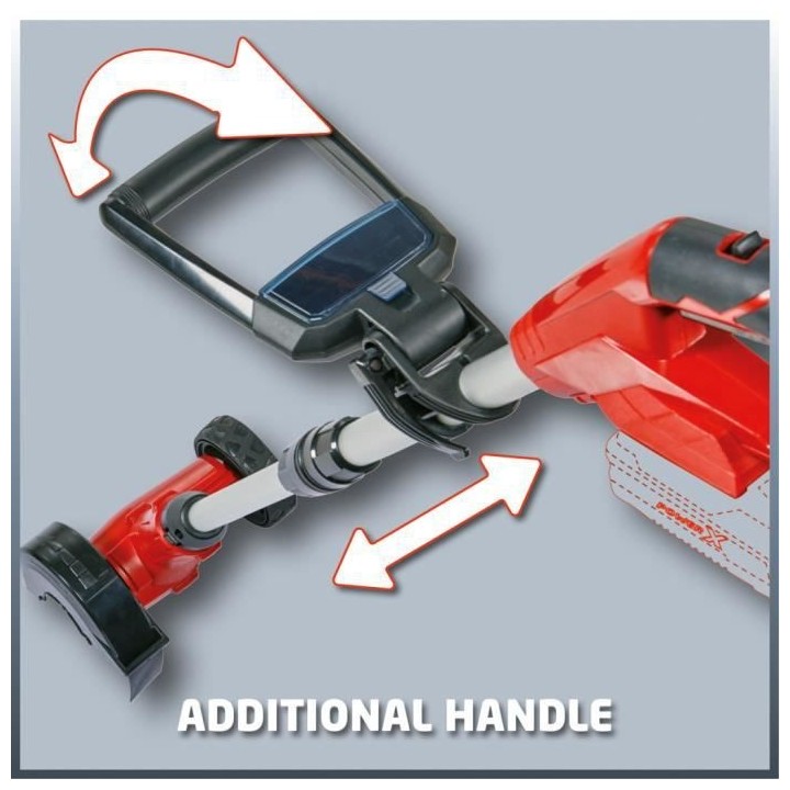 Einhell Balayeuse de mauvaise herbe sans fil GE-CC 18 Li-Solo