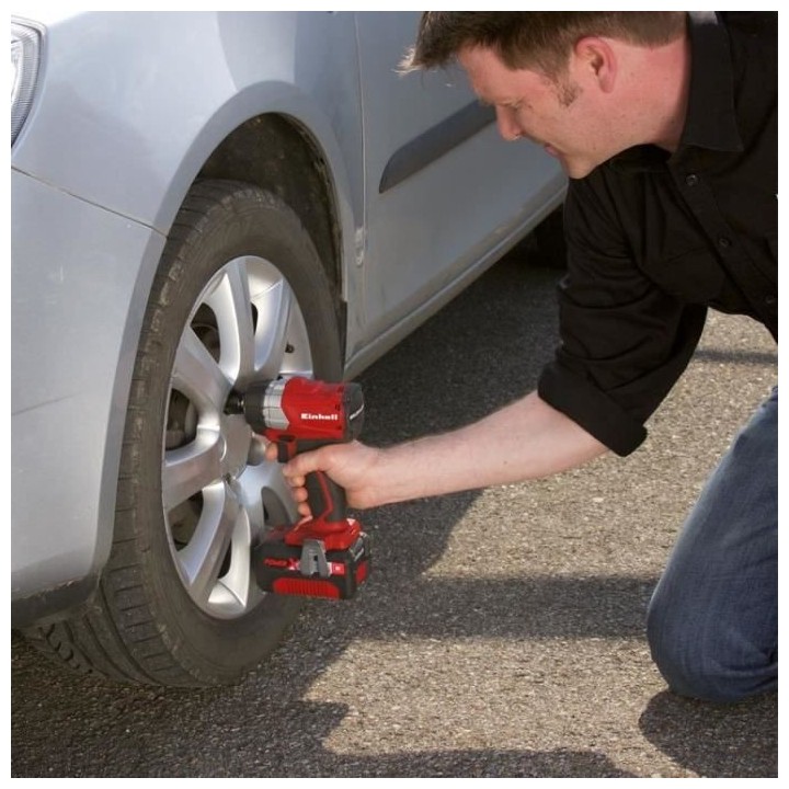 Einhell Clé a chocs sans fil TE-CW 18 Li BL-solo Rouge